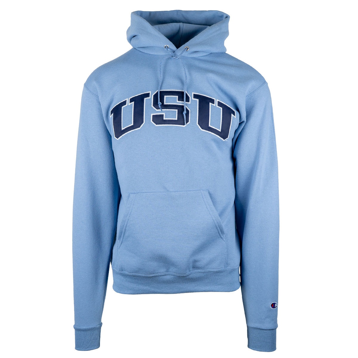 USU Champion hoodie light blue